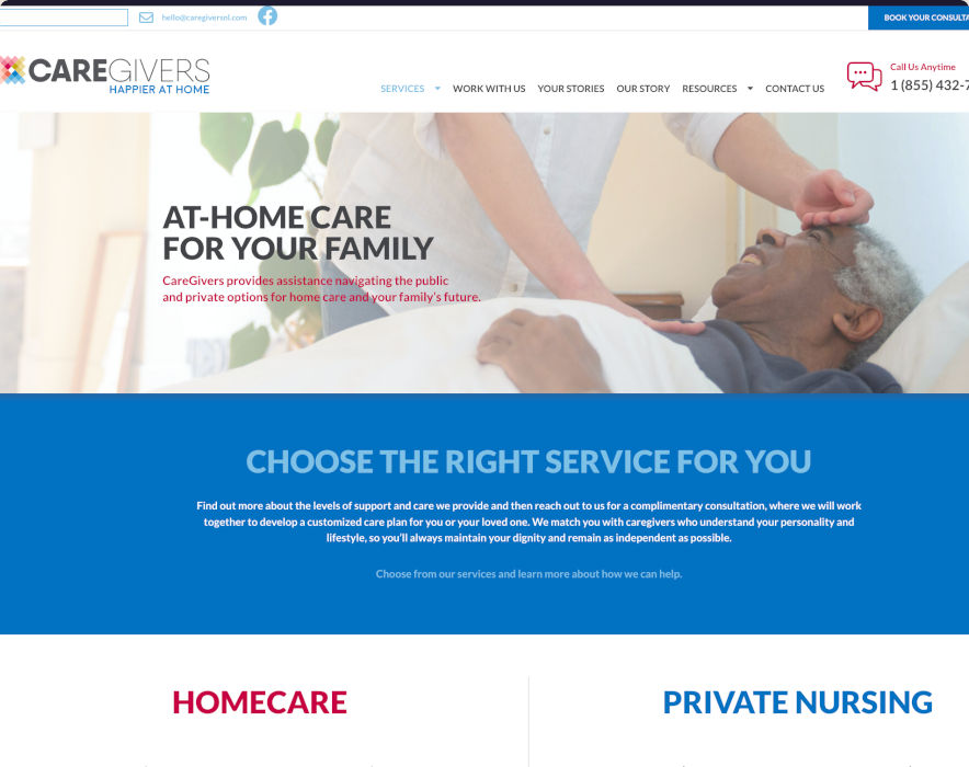 website for elder care