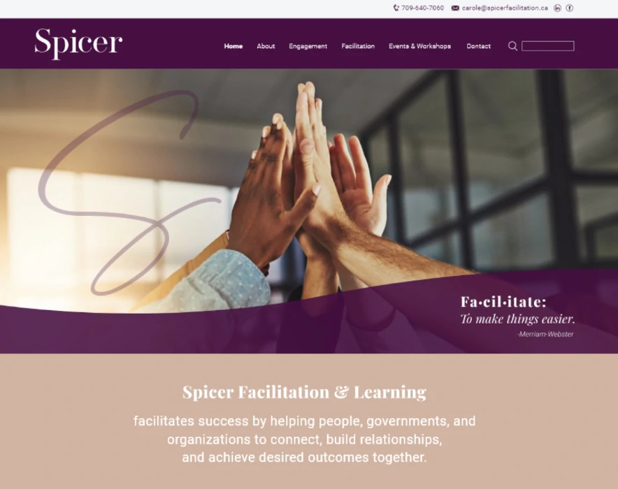 Facilitation and Engagement website